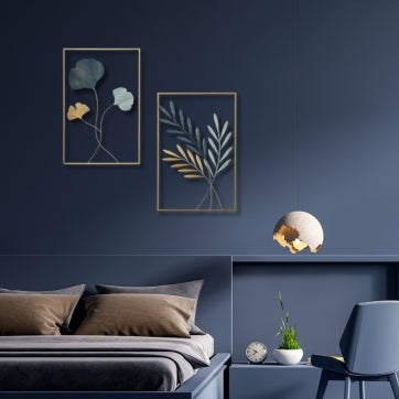 Anasay DuoForm – 2-Piece Geometric Metal Wall Art Set