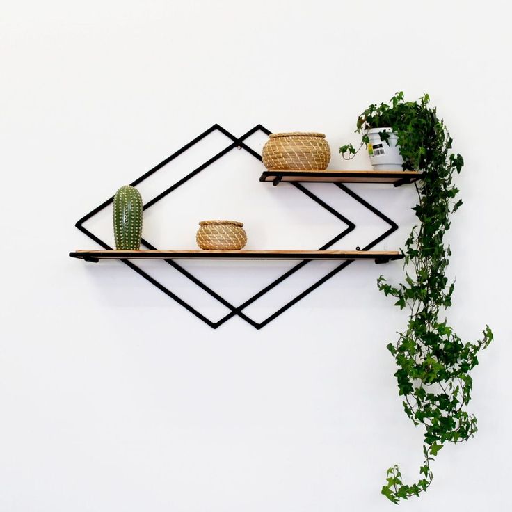 Anasay GeoGrid Wall Shelf