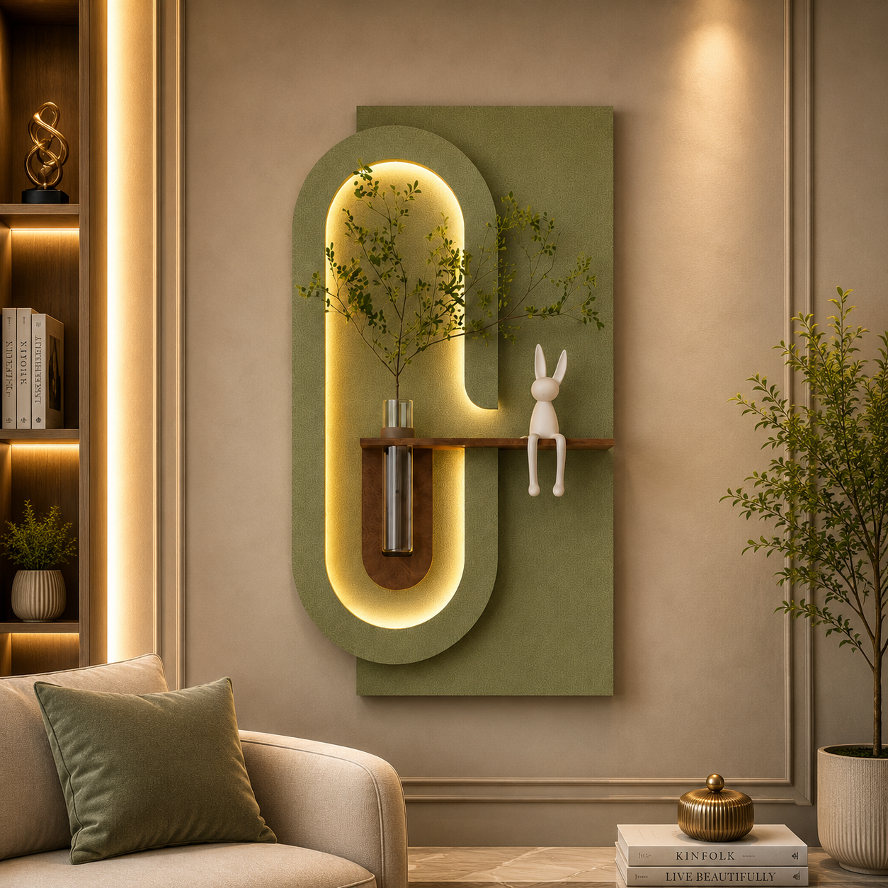 Wooden Wall modern art