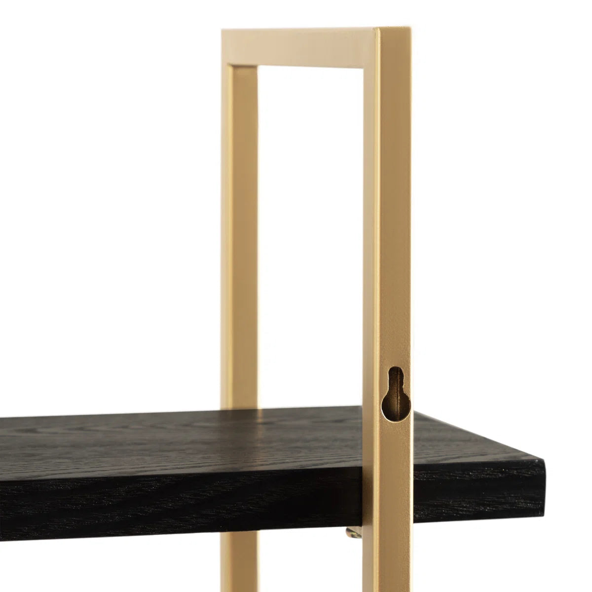 QC Anasay Solid Wood Tiered Shelf