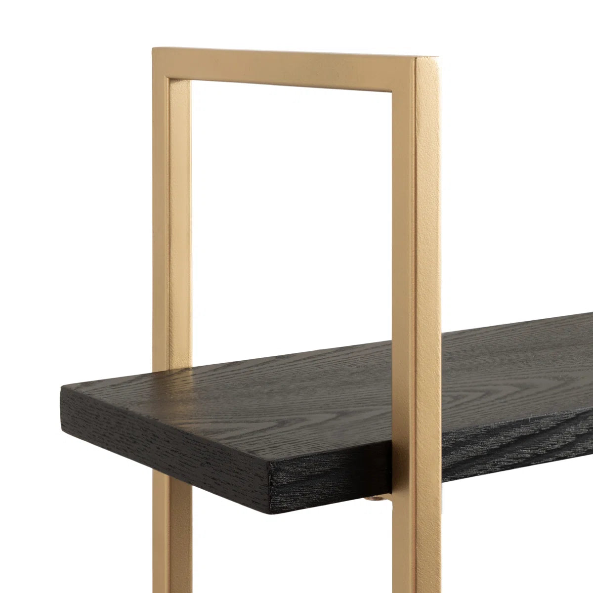 QC Anasay Solid Wood Tiered Shelf
