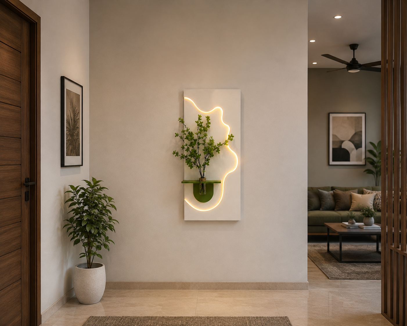 Wooden Wall modern art
