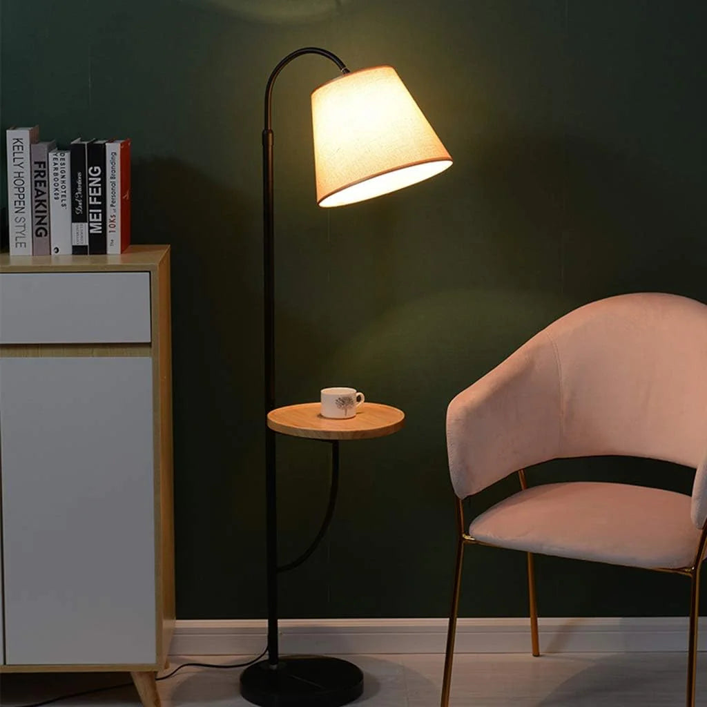 Curved with Coffee Table Floor Lamp Bedside Living Room Bedroom Telescopic
