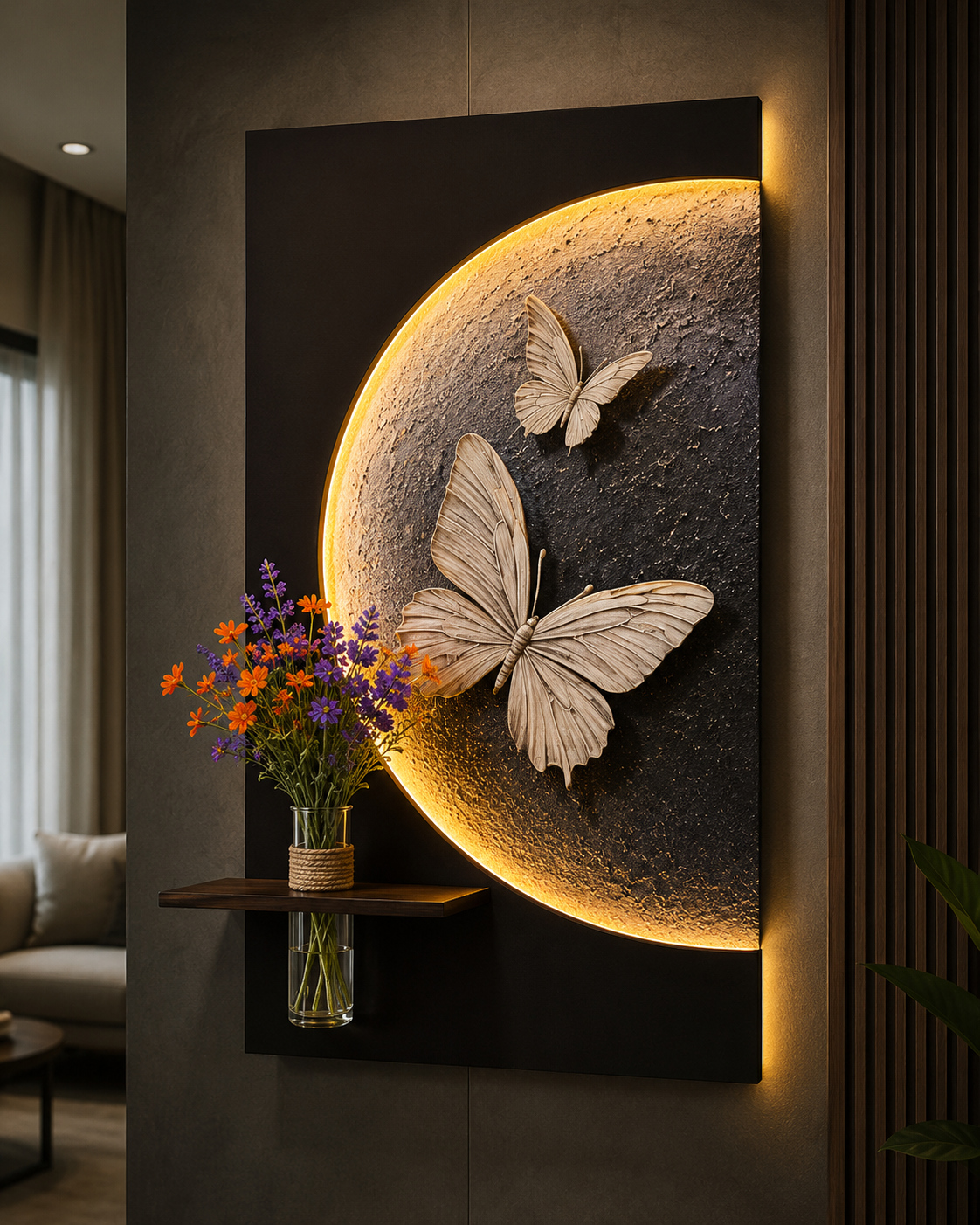 Wooden Wall modern art