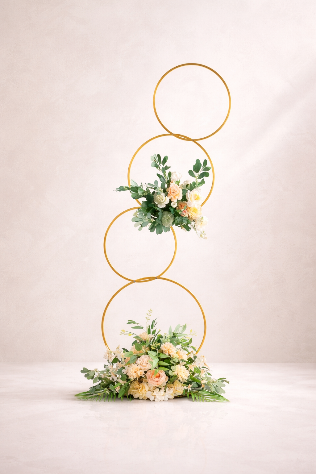 Anasay Wedding Arch Heart Metal Stand, 5 ft