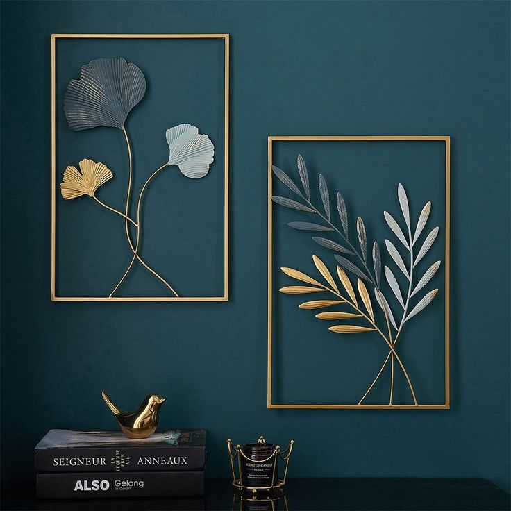 Anasay DuoForm – 2-Piece Geometric Metal Wall Art Set