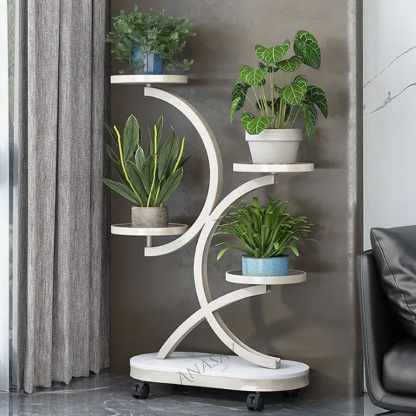 Circular Flower Plant Stand Modern Decoration Plant