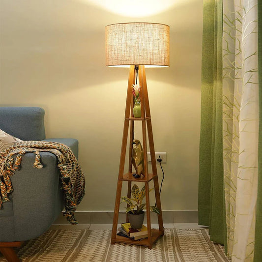 Wooden Classic Floor Lamp for Living Room Home Decoration