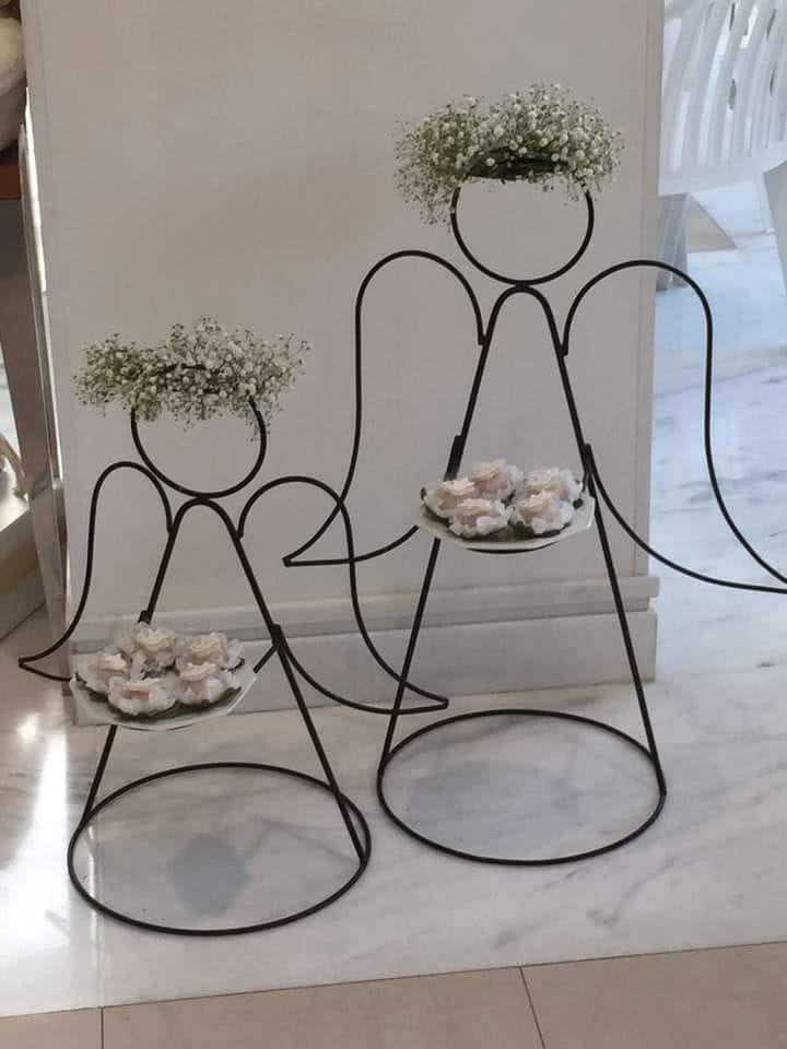 Anasay Modern Metal Flower Stands