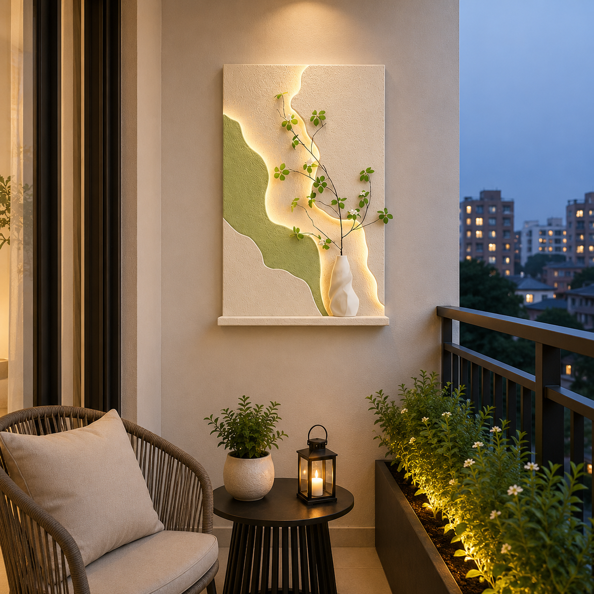 Wooden Wall modern art
