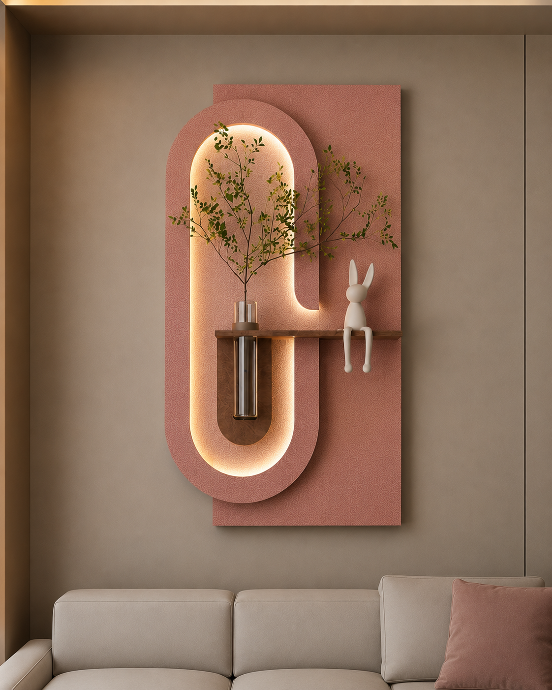Wooden Wall modern art
