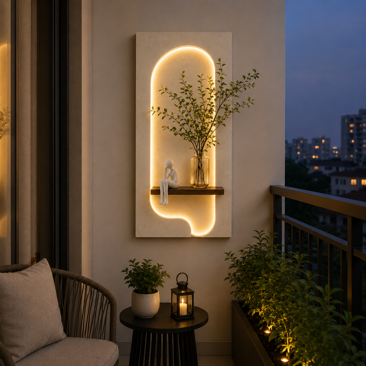 Wooden Wall modern art