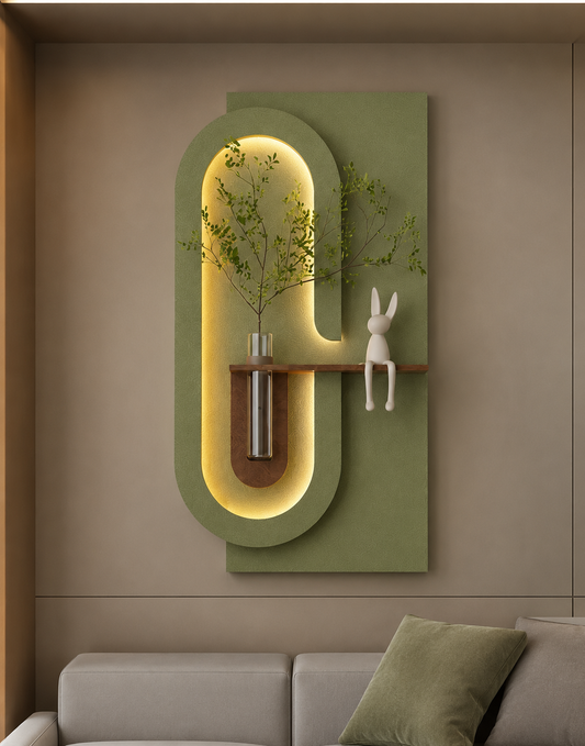 Wooden Wall modern art