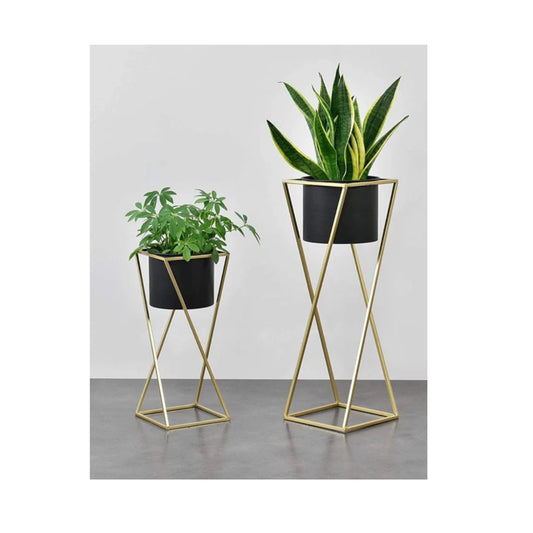 Anasay Metal Flower Stand set of 2