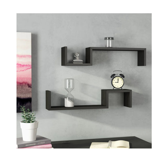 QC Anasay Taylorsville 2 Piece Floating Shelf