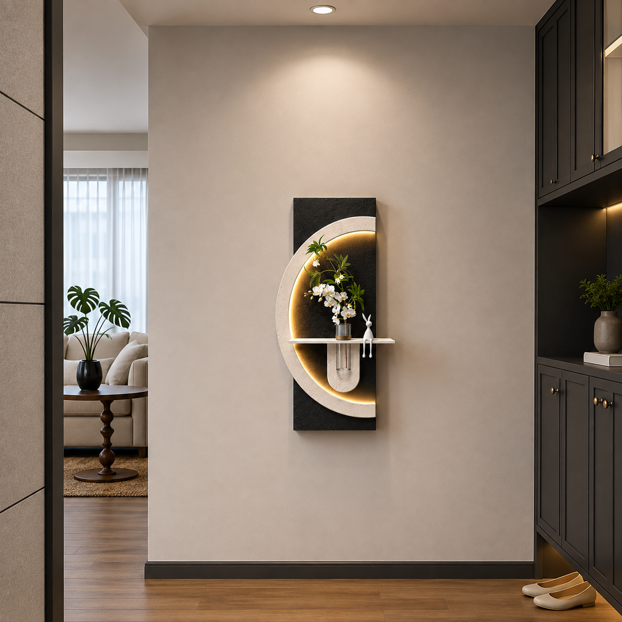 Wooden Wall modern art