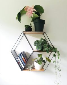 Anasay Geometric Tabletop Planter Stand