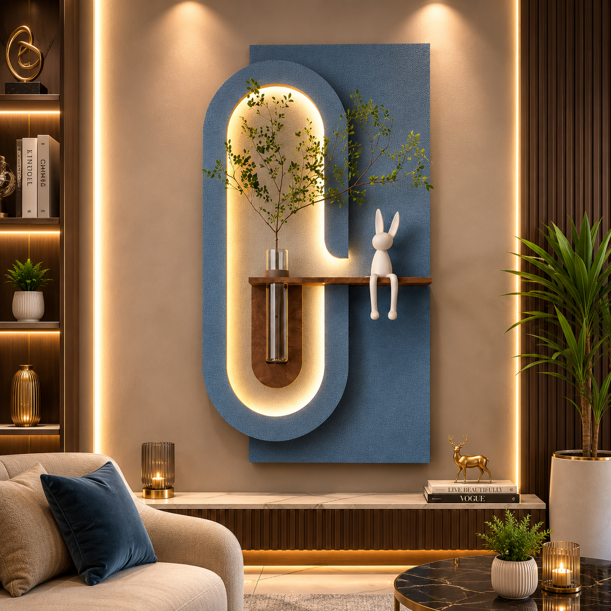 Wooden Wall modern art