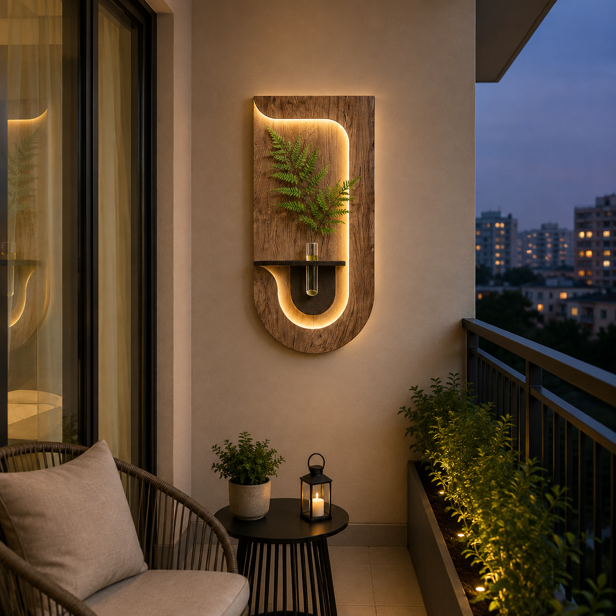 Wooden Wall modern art