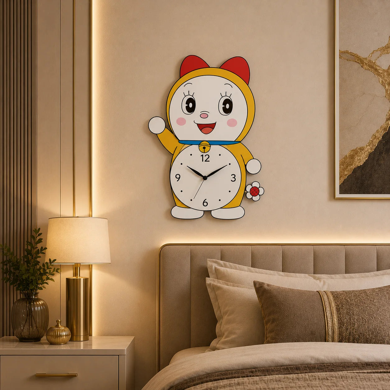Premium Wall Clock Panda