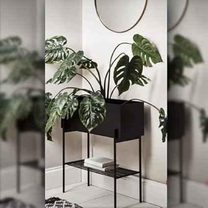 Anasay Rise Plants Garden Bed Planter Metal Plant Box with Legs Standing Garden Stand