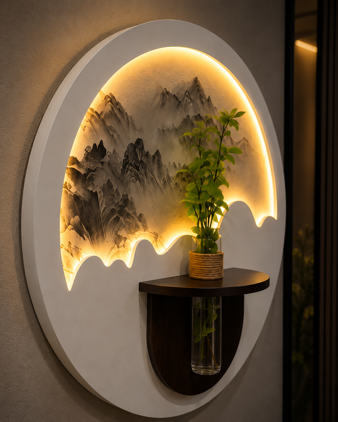 Wooden Wall modern art