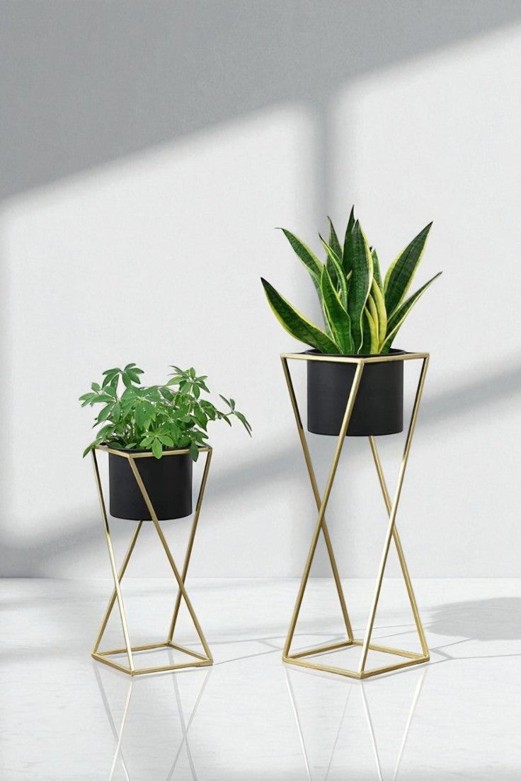 Anasay Metal Flower Stand set of 2