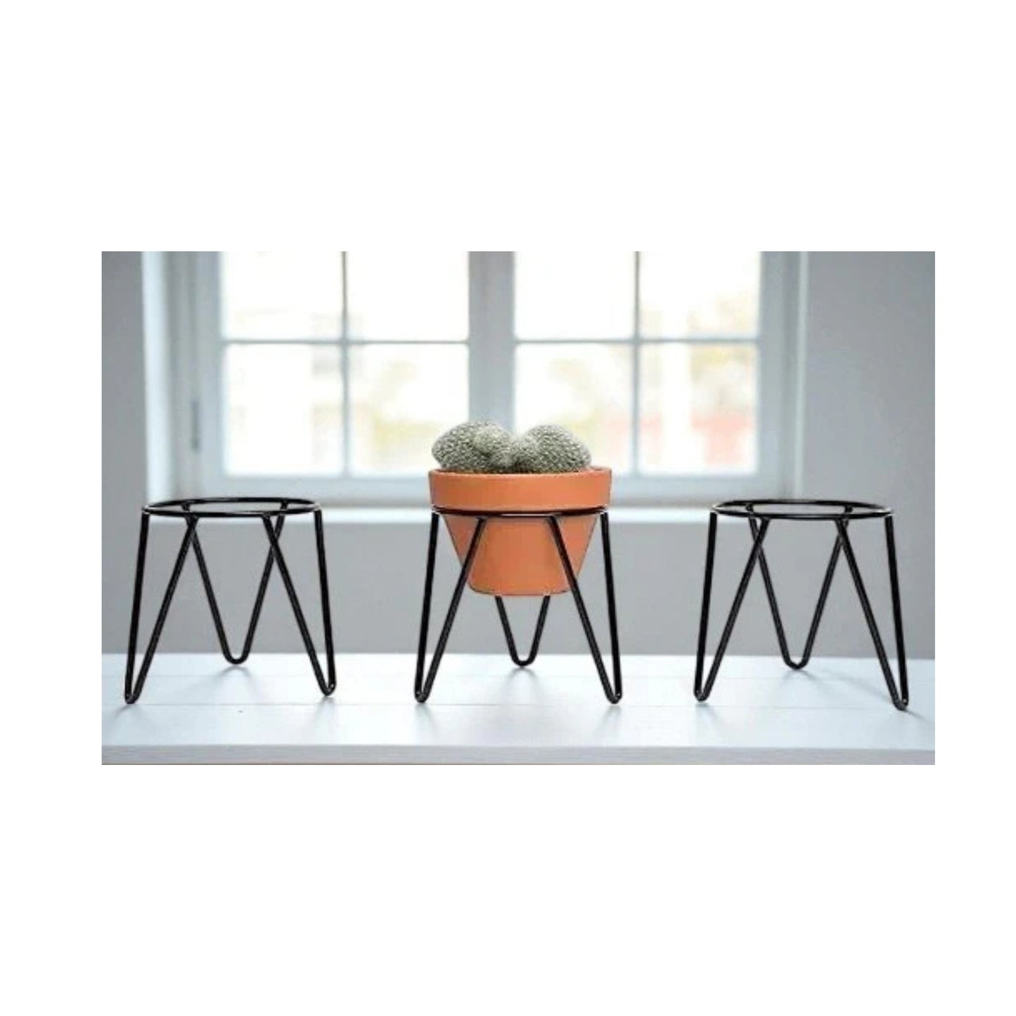 Anasay Plant Stand Without pots Hairpin Set of 3