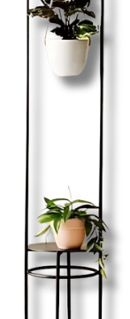 QC Anasay Plant Stand with Ceramic Pot Set
