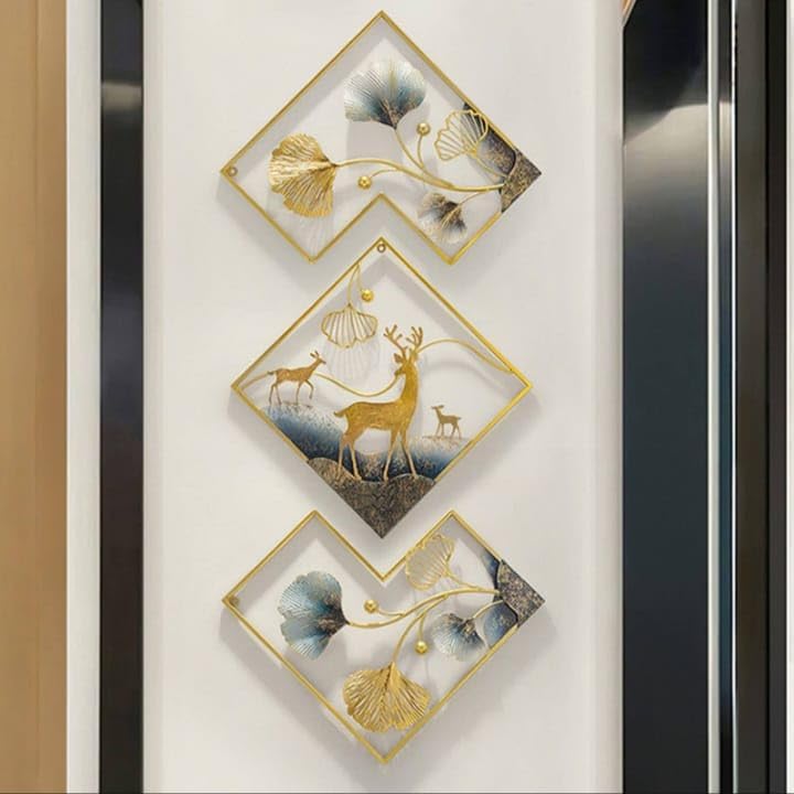 Royal Deer Luxe Wall Art Set