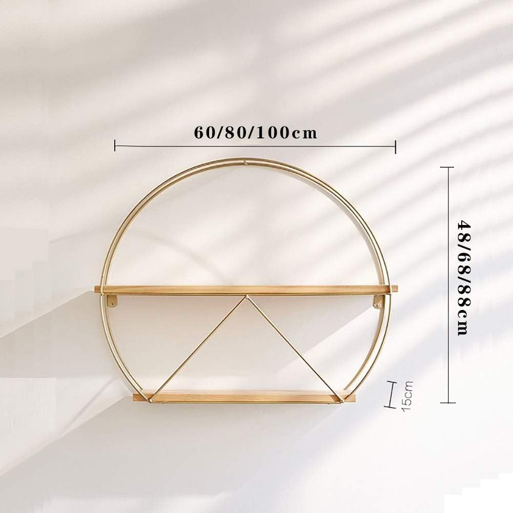 Anasay Floating Shelves, Round