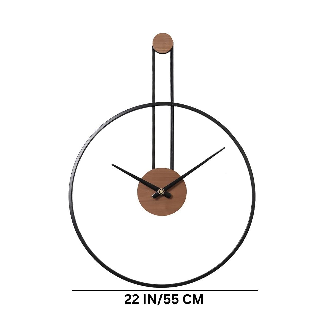 Anasay Chintamani Vintage Wall Clock – 22-Inch Decorative Timepiece for Living Room, Bedroom & Farmhouse Style Decor