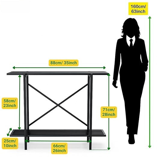 Anasay Plant Stands for Outdoor Balcony, Flower Pot Stand for Indoor Plants