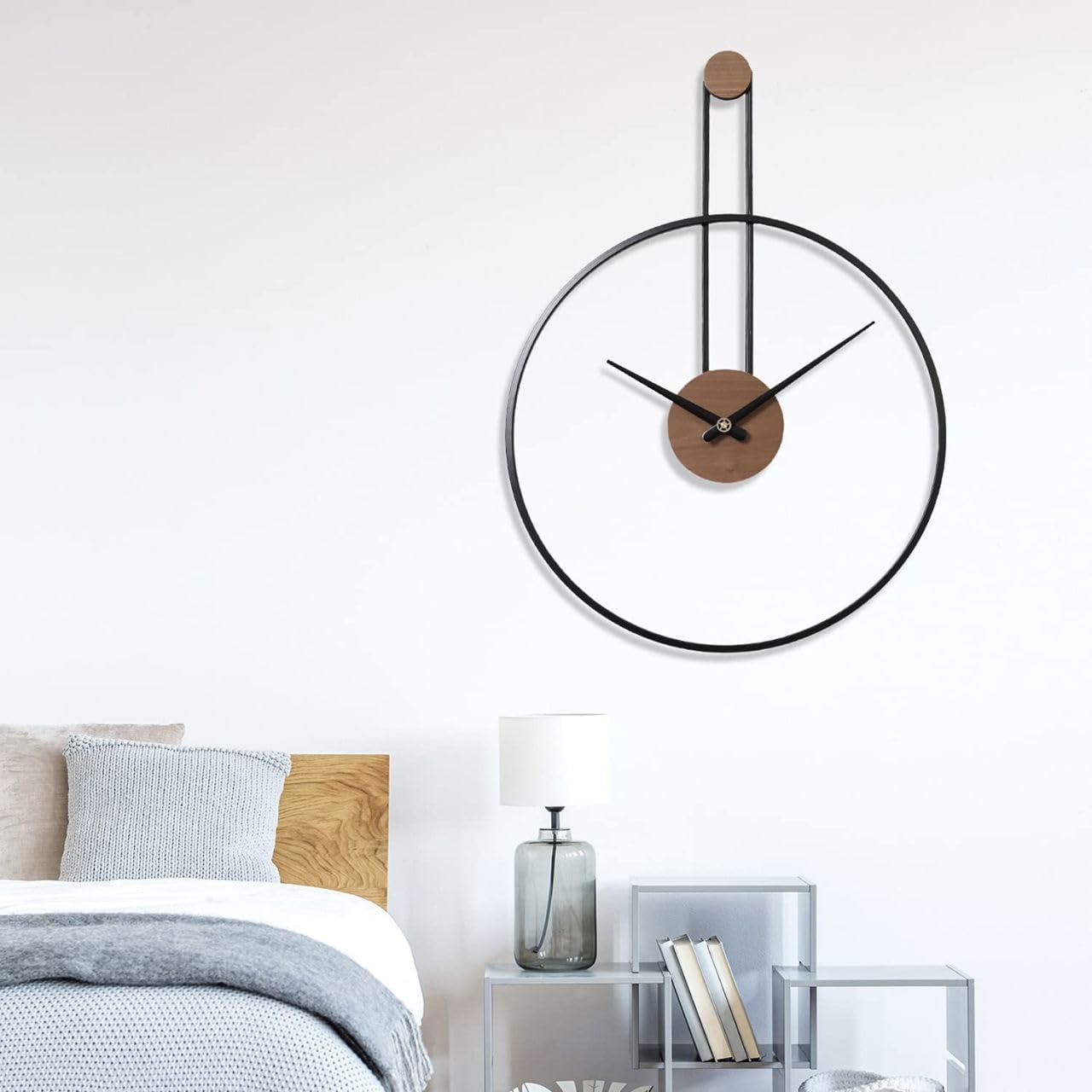 Anasay Chintamani Vintage Wall Clock – 22-Inch Decorative Timepiece for Living Room, Bedroom & Farmhouse Style Decor