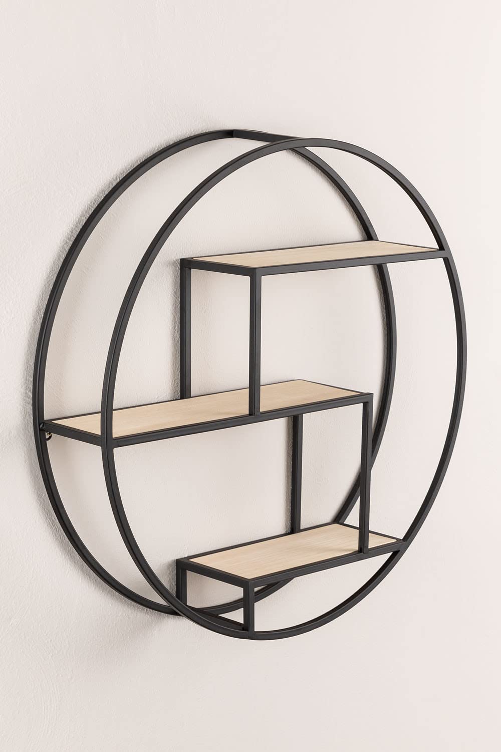 Anasay Modern Round Shaped Wall Mount Shelf