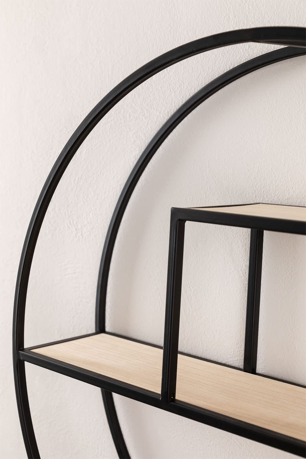Anasay Modern Round Shaped Wall Mount Shelf
