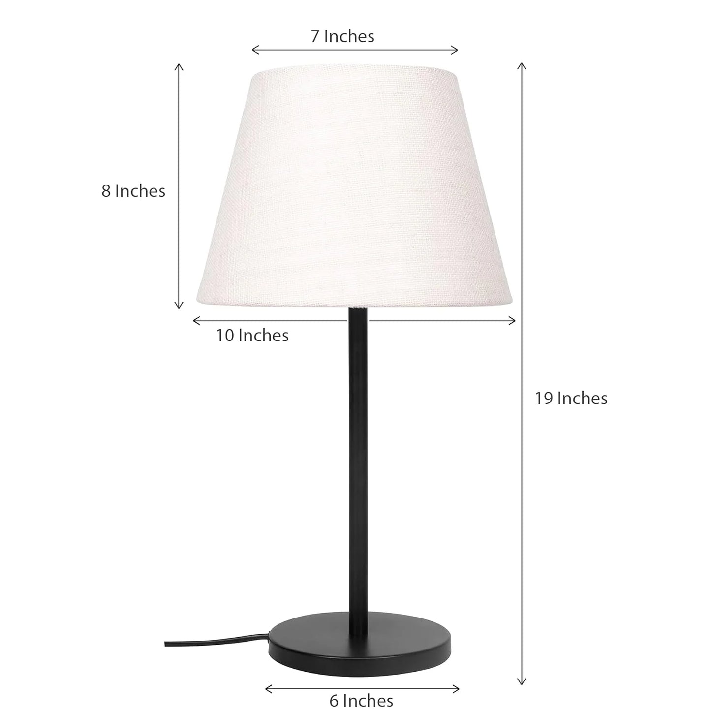 Lamp for Living Room, Bed Room Modern Decorative Lamp Black