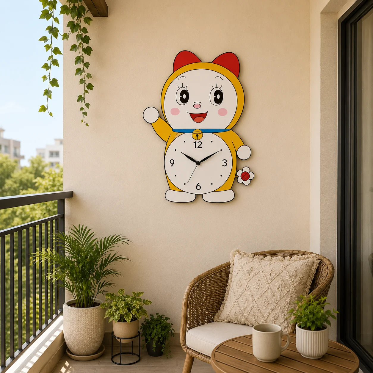 Premium Wall Clock Panda