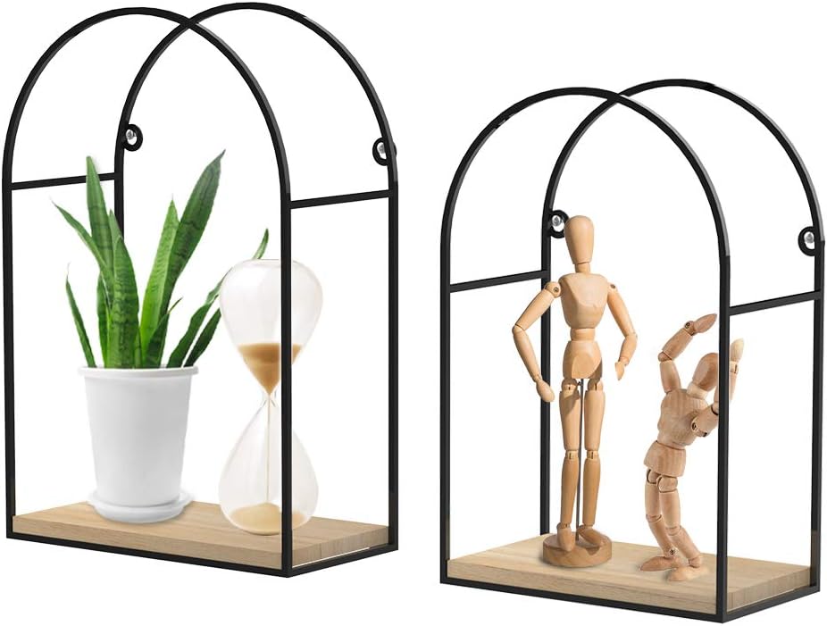 Anasay Lamtor Floating Shelves Wall Decoration Storage Shelf Hanging Plant Shelves