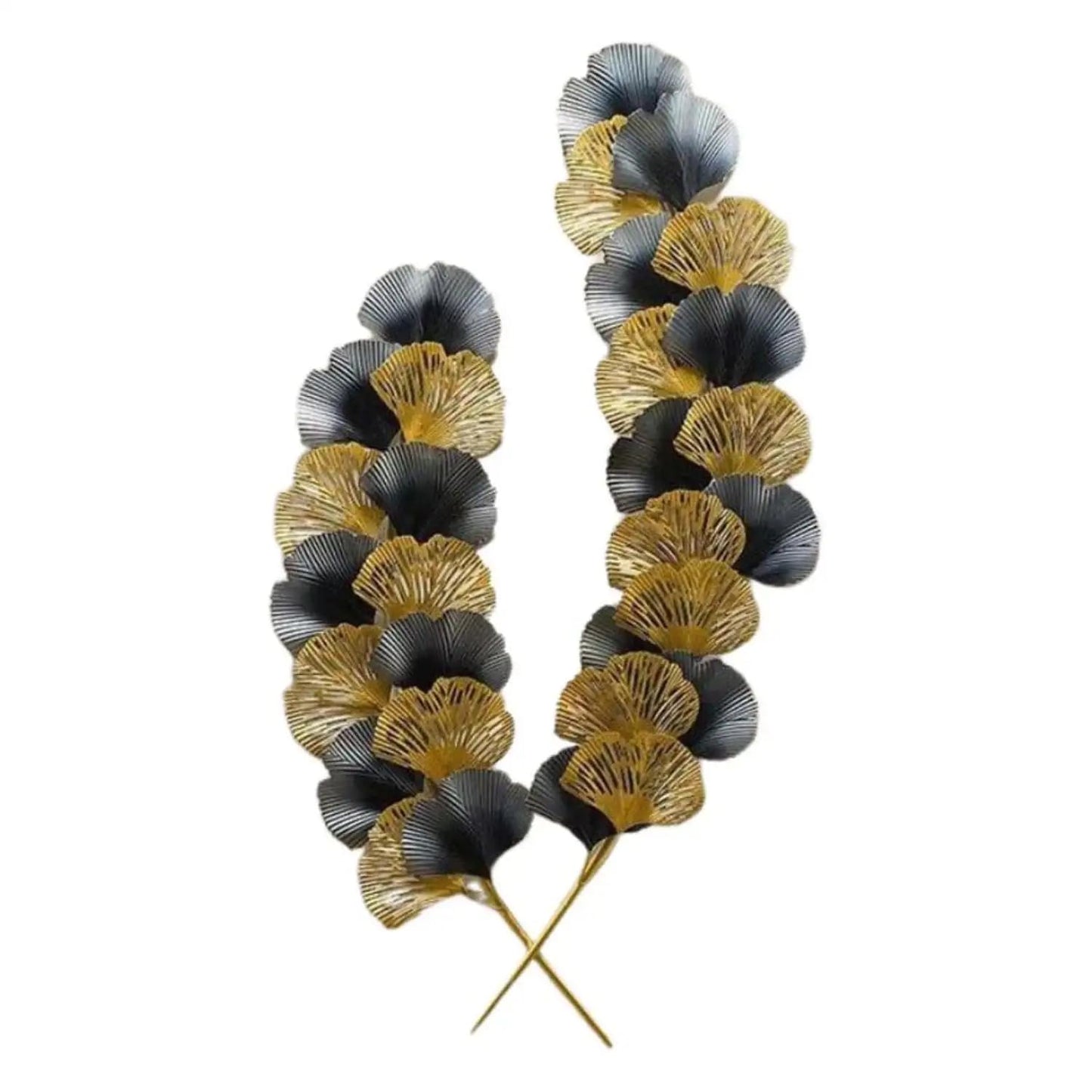Golden Leaf Harmony Luxury Wall Art