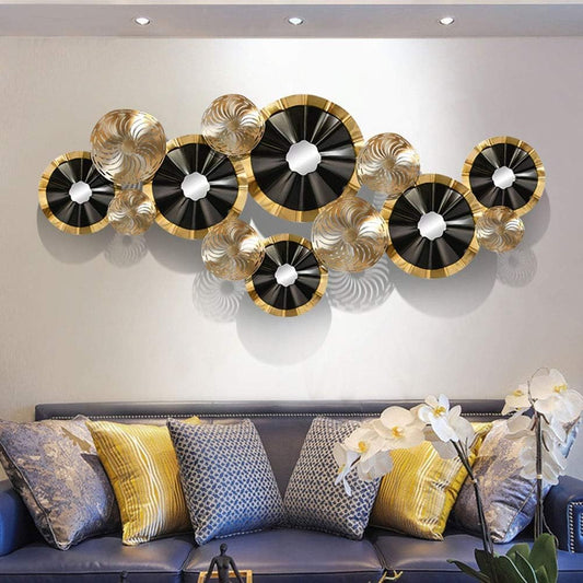 Luxury Black & Gold Abstract Wall Art
