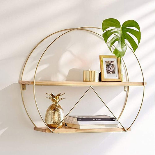 Anasay Floating Shelves, Round