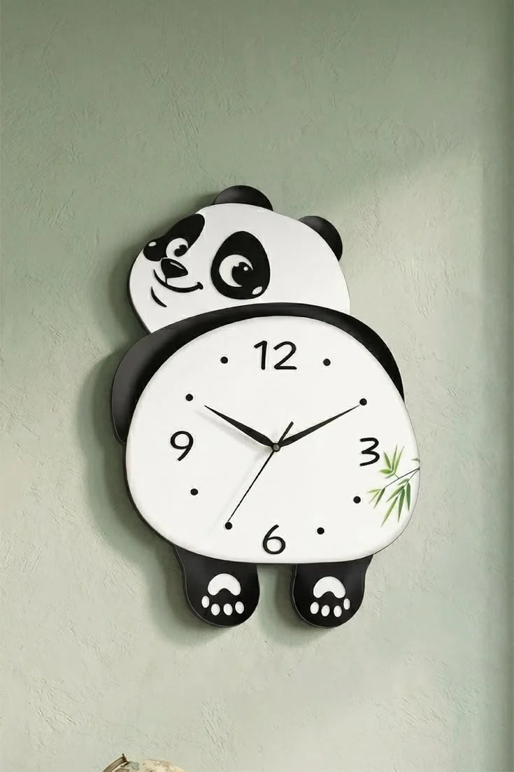 Premium Wall Clock Panda