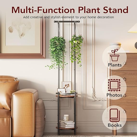 Anasay Plant Stands Plant Stand for Balcony Rust Proof Metal Plant Stand for Living Room