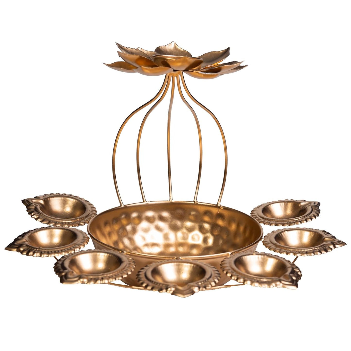 Metal Diya Urli Home,Office Table Decor Diwali Decoration Items for Home