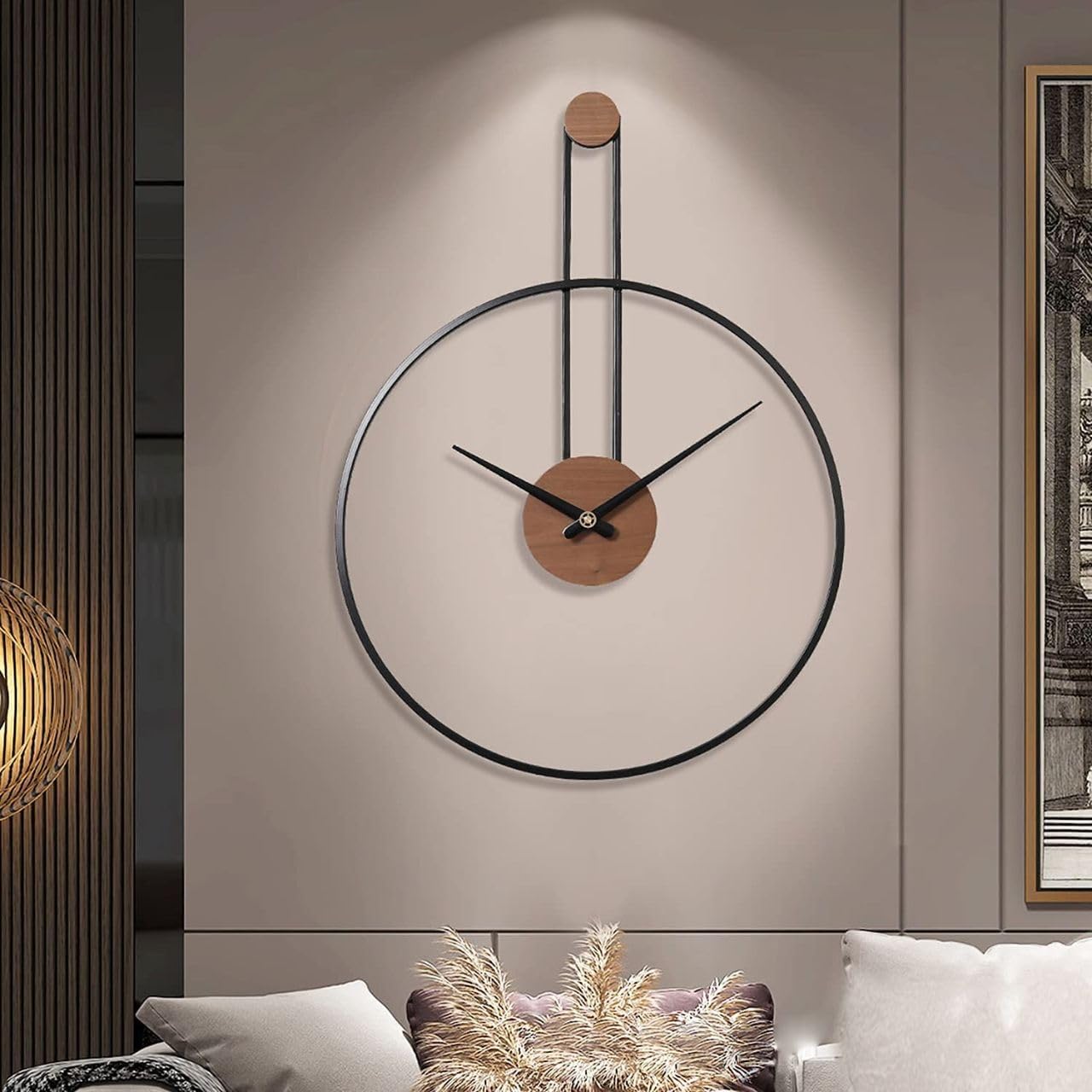 Anasay Chintamani Vintage Wall Clock – 22-Inch Decorative Timepiece for Living Room, Bedroom & Farmhouse Style Decor