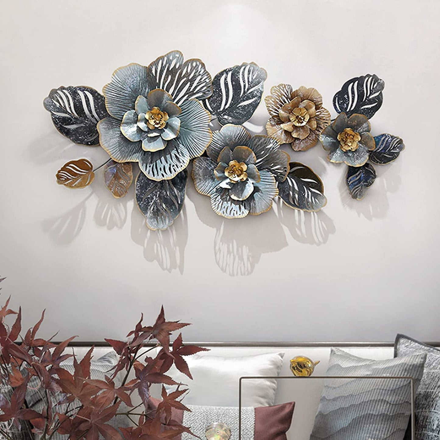 Luxury Midnight Floral Wall Art