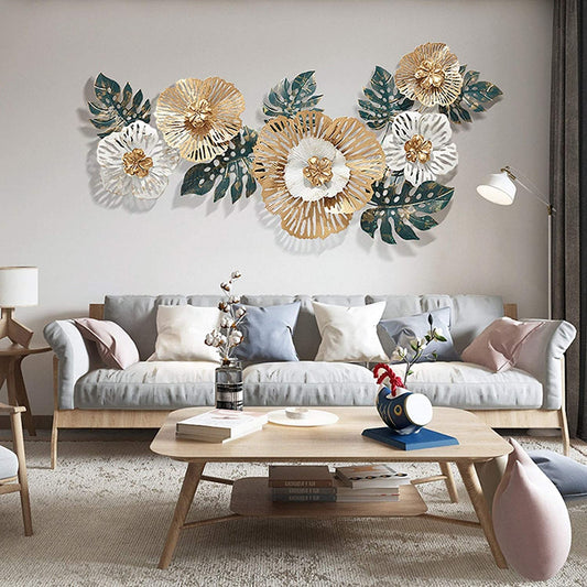 Golden Bloom Luxury Wall Art