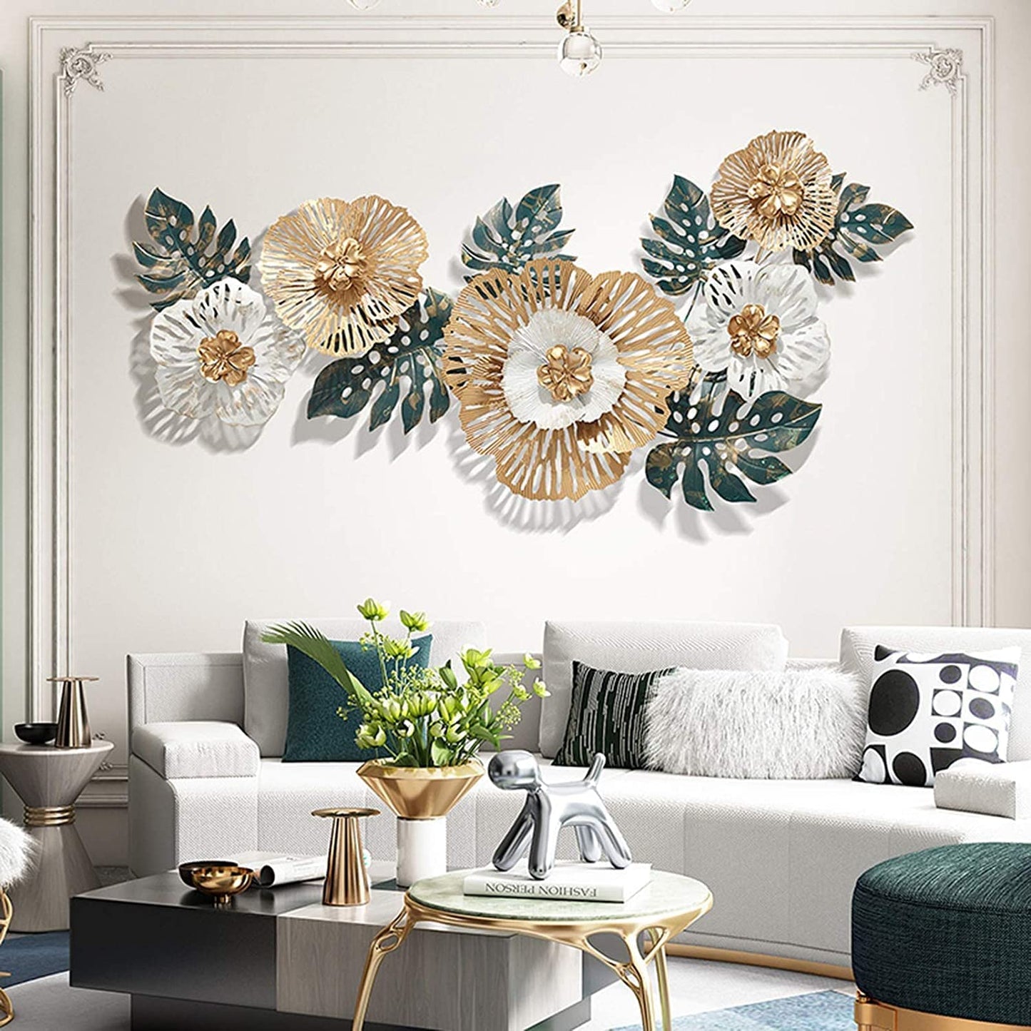 Golden Bloom Luxury Wall Art