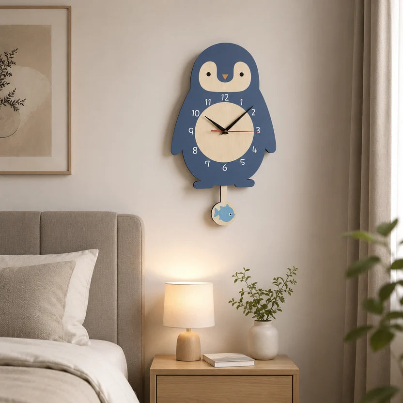 Premium Wall Clock Panda